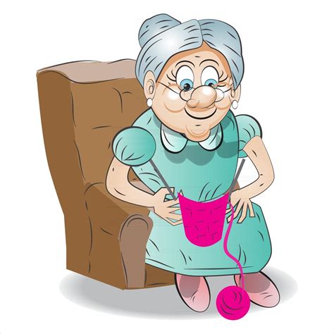 grandma cartoon|picture of a grandma animated.